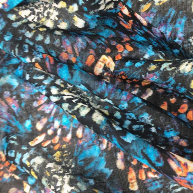 Digital Printed Silk Georgette Fabric
