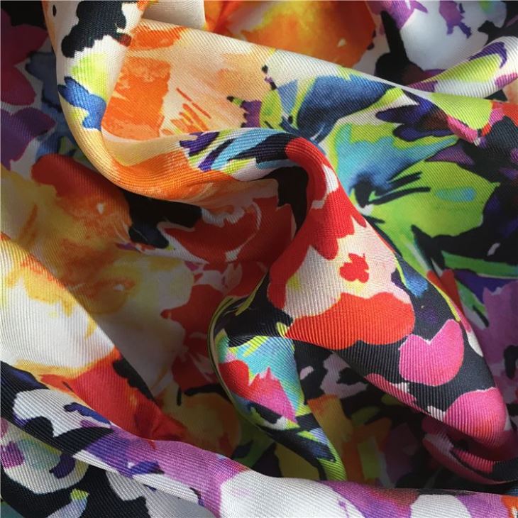 Digital Printing Silk Twill Fabric