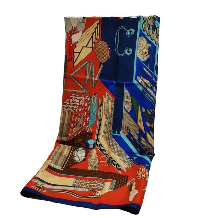 Decorative Double-sided Satin Scarf